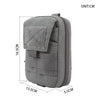 Tactical  EDC Pouch Molle Multifunctional Pouch Double Zipper Waist Pack Magic Tape Tool Bags | Vimost Shop.