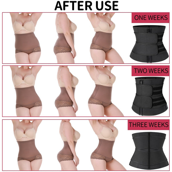 Waist Trainer Reducing Shapers Slimming Trimmer Belt Body Shaper Neoprene Tummy Shapewear 9 Steel Bones Woman Cincher Corset | Vimost Shop.