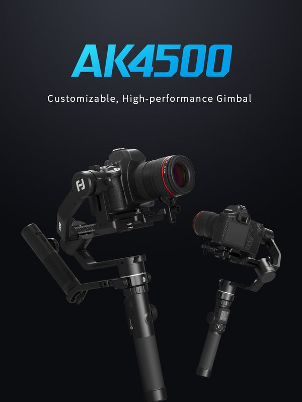 Used Feiyu Feiyu AK2000C AK4500 3-Axis Handheld Camera Stabilizer Gimbal for Sony Canon Mark Panasonic GH5 Nikon D850 | Vimost Shop.