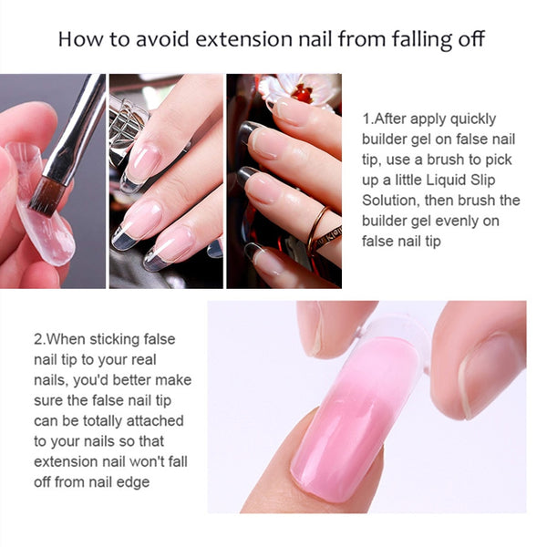 Poly Nail Extension Gel Kit Acrylic Extension Gel Nail Enhancement Clear Pink  Nail Gel Builder Trail Set All-in-One | Vimost Shop.