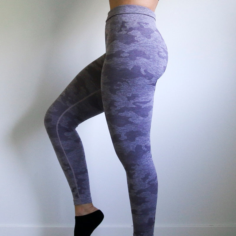 Women 2nd Edition Camo Seamless Leggings High Waist Booty Leggings Scrunch Leggings Yoga Pants Compression Pants Women | Vimost Shop.
