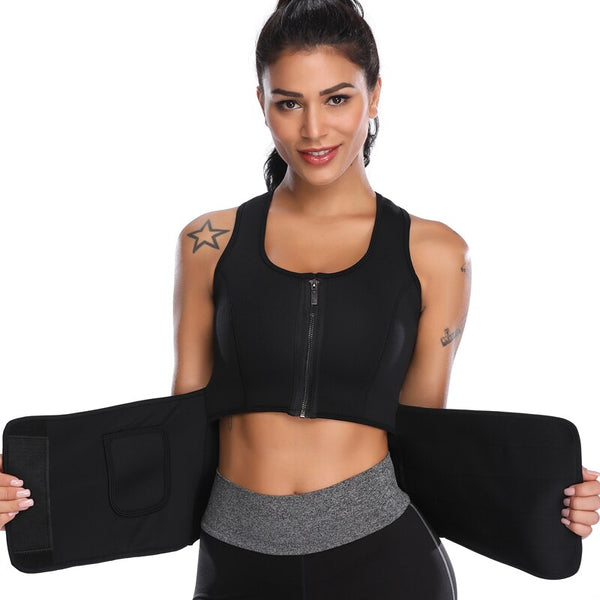 Women Waist Trainer Workout Slimming Sweat Vest Belt Body Shaper Neoprene Sauna Plus size Shapewear Corset Weight Loss Slimmer | Vimost Shop.