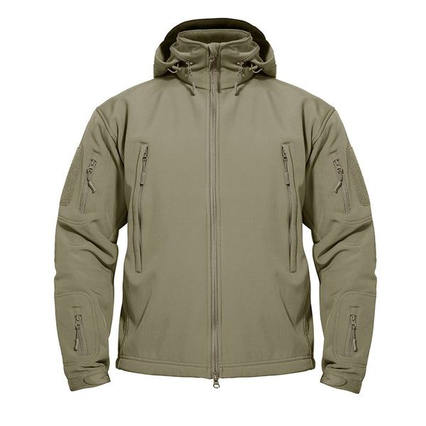 Winter Tactical Softshell Jacket Mens Fleece Jacket Coat Waterproof Windproof Military Coats Hunting Hiking Windbreaker | Vimost Shop.