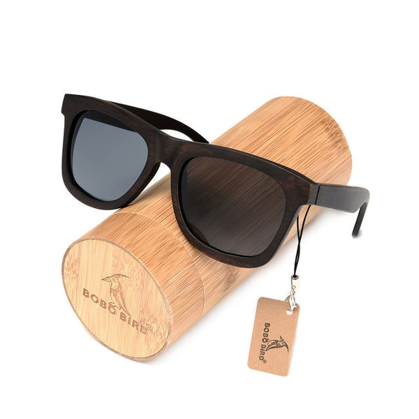 Ebony Wooden Male Lady Sunglasses Men's Luxury Brand Designer Polarized Sun Glasses Vintage sunglass women eyewear | Vimost Shop.