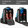 Ski Boot Backpack Lightweight and Durable Ski Bag-Stores Gear Including Helmet, Snowboard,Boots,Goggles, Gloves & Accessor | Vimost Shop.
