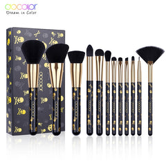 Makeup Brushes 12PCS Make Up Brush Set Powder Contour Eyeshadow Eye Shadow Brushes Soft Synthetic Hair Brush Kit | Vimost Shop.