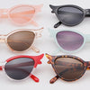 Vintage 90s Unique Cat Eye Sunglasses Women Sexy Red Frame Retro Black Cateye Sun Glasses Shades Gift | Vimost Shop.
