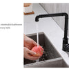 Kitchen Faucets Retro Industrial Style Matte Black  Brass Crane Bathroom Faucets Hot and Cold Water Mixer Tap torneira