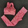 Seamless Camo Print Yoga Set Fitness Gym Sports Bra Crop Top Leggings Suit High Waist Workout Set Jogging Clothing For Women | Vimost Shop.