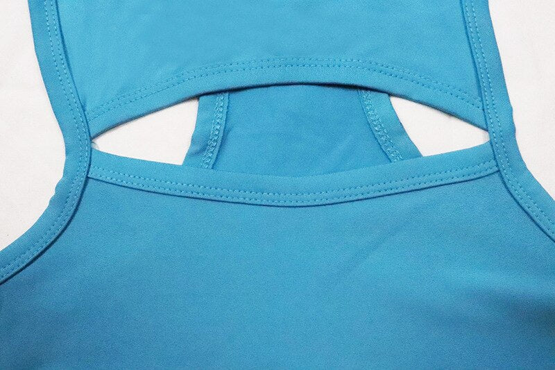 Seamless Solid Sports Yoga Set Gym Fitness Tracksuit Fashion Tank Top Shorts Suit Jogging Workout Training Dance Clothing Suit | Vimost Shop.