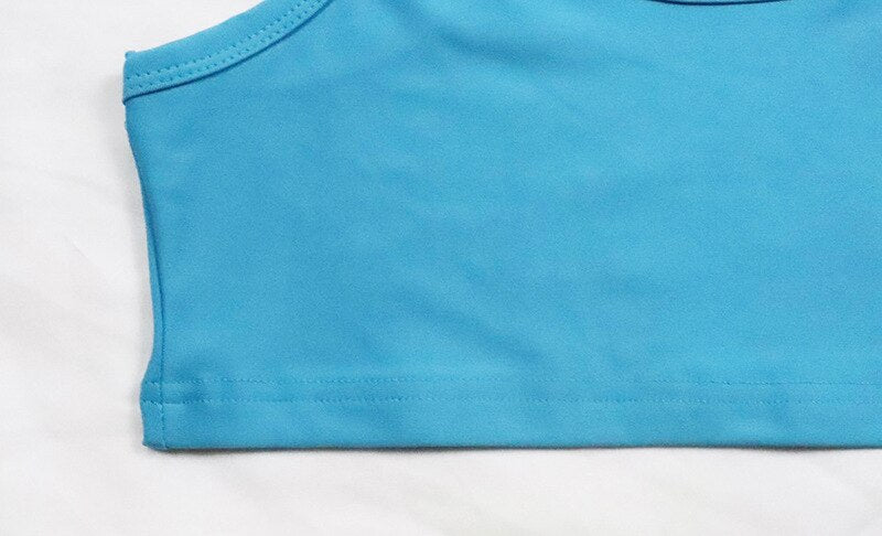 Seamless Solid Sports Yoga Set Gym Fitness Tracksuit Fashion Tank Top Shorts Suit Jogging Workout Training Dance Clothing Suit | Vimost Shop.