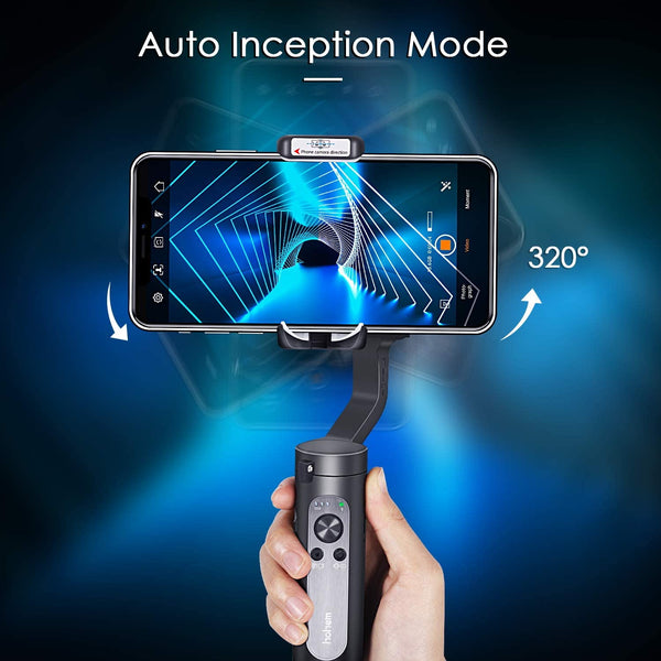 3-Axis Foldable Gimbal Stabilizer, Supports Beauty Mode Mode with iPhone11/Pro/Max/SE and Android Smartphones | Vimost Shop.