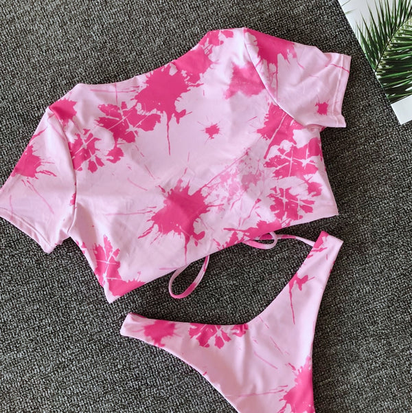 New Design Beachwear Hot Sale Bathing Suit With Drawstring Swimming Suit For Women Two Piece Swimsuit Female Low Waist Swimwear | Vimost Shop.