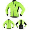 Men Thermal Cycling Jacket Winter Warm Up Fleece Bicycle Clothing Windproof Waterproof Sports Coat MTB Bike Jersey