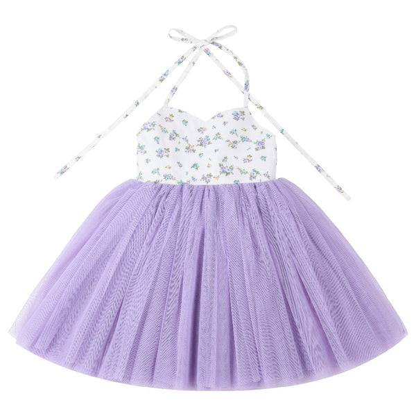 4 Layers Tulle Grils Dresses With Vintage Floral Cute Sweet Summer Party Wedding Special Occasi Princess For Kid Clothes | Vimost Shop.