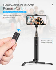 Mini bluetooth Selfie Stick Monopod Tripod All In One Integrated Detachable Tripods Selfie Sticks for Iphone | Vimost Shop.