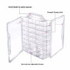 Universal Nail Polish Holder See-Through Polish Case Storage for 48 Bottles Space Saver Clear Pink Container | Vimost Shop.