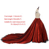 Wedding Party Overlay Skirt Women Floor Length Elegant Maxi Long Court Train Prom Gown | Vimost Shop.