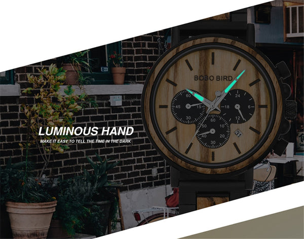 Watch Men Business Wristwatches Date Show Chronograph Timepieces erkek kol saati In Gift Box P09-1 | Vimost Shop.