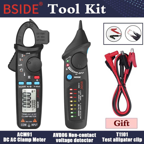 True RMS Clamp Meter 1mA Plier Ammeter Professional Car repair Digital Multimeter DC AC Current Volt Temp Capacitor Tester | Vimost Shop.