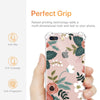 Phone Case For iPhone 7 8 Plus Clear Floral Design TPU imd Ultra Thin Shockproof Protective Cover For iPhone 7 8 Plus | Vimost Shop.