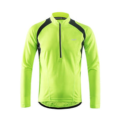 Men Half Zipper Cycling Jerseys  Bicycle Bike  Shirt Long Sleeves MTB Mountain Bike Jerseys Clothing Wear