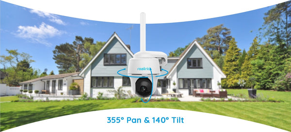 GO PT battery camera 4G LTE 1080p solar panel powered  Pan Tilt PIR motion detection 2-way audio for outdoor security | Vimost Shop.