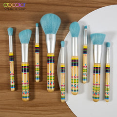 9Pcs Makeup brushes Professional Beauty Make up brush set Synthetic hair Foundation Powder Eye Shadow Blush brushes | Vimost Shop.