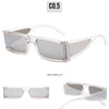 Narrow Rectangle Sunglasses Shades Women Brand Designer Men Vintage Rectangular Frame 90s trendy Sun Glasses | Vimost Shop.