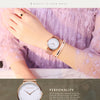 1 Set Watch &amp; Bracelet Japan Quartz Movement Simple Women Waterproof Top Luxury Brand Fashion Stainless Steel Ladies watch