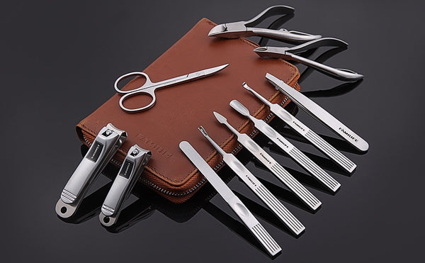 Manicure Set, Professional Manicure Kit Nail Clippers Set 11 in 1 Stainless Steel Pedicure Tools Kit Grooming Kit | Vimost Shop.