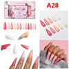 Acrylic Nail Kit, Press On Nails Set 240pcs Ballerina Nail Tips Full Cover Nude 4pcs Nail Glues 1pcs Nail File Fake Nail | Vimost Shop.