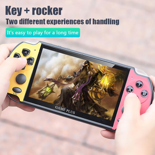 5.1inch Game Console 8GB 8/16/32/64/128 Bits Double Rocker Handheld Game Player Retro Video Console Built in 200 Games | Vimost Shop.