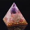 Handmade Amethyst Crystal Sphere Orgonite Pyramid Strawberry Crystal Reiki Chakra Energy Orgone Collection Emf Protection | Vimost Shop.