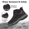 Women Winter Hiking Boots Waterproof Platform Ankle Sports Shoes PU Snow Rubber Sneakers Warm Short Plush Reflective New | Vimost Shop.