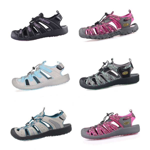 Women Platform Wedges Beach Sandals Trekking Ladys Nubuck Leather Shoes Summer Outdoor Flat Casual Sport Sandals Girls | Vimost Shop.
