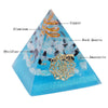 Orgonite Pyramid Natural Crystal Energy Chakra Chamuel Cure Anxiety Resin Pyramid Jewelry Decoration Crafts | Vimost Shop.