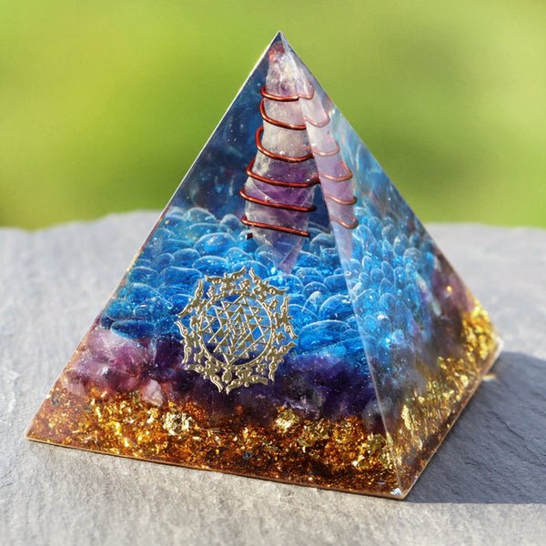 Orgonite Energy Pyramid Decoration Orgone Accumulator Stone That Changes The Magnetic Field Of Life Reiki Healing Resin Jewelry | Vimost Shop.