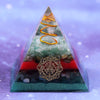 Orgonite Pyramid Green Aventurine Natural Crystal Repel Evil Spirits Pyramid Energy Healing Decoration Process Resin Gift | Vimost Shop.