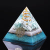 Reiki Amazonite Crystal Orgone Pyramid Healing Quartz Energy Points/Emf Protection Meditation Yoga Energy Generator | Vimost Shop.