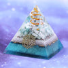 Reiki Amazonite Crystal Orgone Pyramid Healing Quartz Energy Points/Emf Protection Meditation Yoga Energy Generator | Vimost Shop.