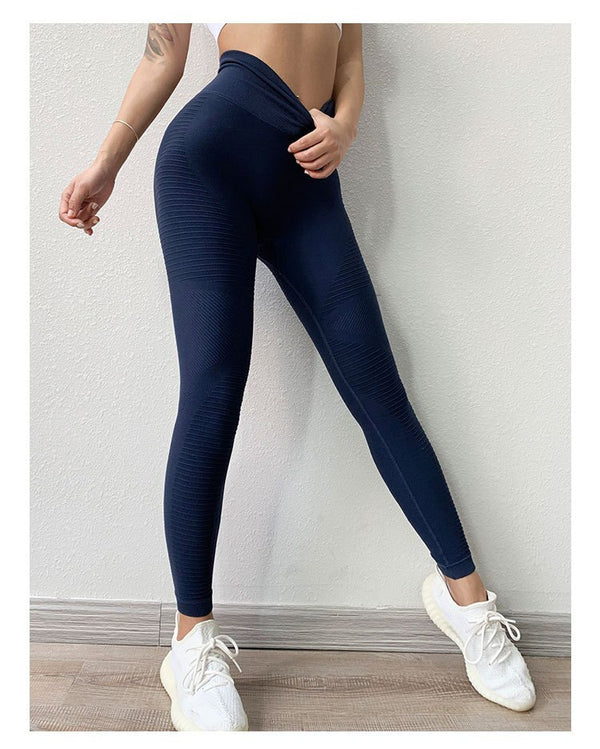 Gym Running Workout Yoga Pants Energy Seamless Sports Fitness Leggings Women High Waist Tight Tummy Control Trousers Hip Lifting | Vimost Shop.