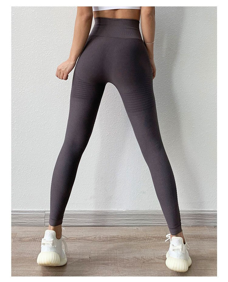 Gym Running Workout Yoga Pants Energy Seamless Sports Fitness Leggings Women High Waist Tight Tummy Control Trousers Hip Lifting | Vimost Shop.