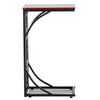 30.5x21x54CM Iron Side Table Coffee Table Sofa Table Brown | Vimost Shop.