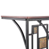 30.5x21x54CM Iron Side Table Coffee Table Sofa Table Brown | Vimost Shop.