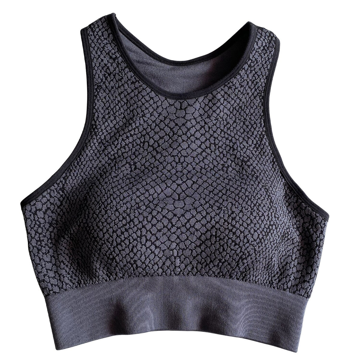 Seamless Python Pattern Yoga Set Gym Clothing Fashion Tank Crop Top Leggings Suit Push Up Workout Training Running Tracksuit | Vimost Shop.