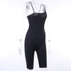 Women Ribbing Cami Yoga Jumpsuit Gym Slim Tank Crop Top Shorts Romper Casual Sports Running Knitted Bodycon One Piece | Vimost Shop.