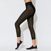 Women Leopard Lace Patchwork Yoga Fitnes Suit Sexy Sheer Mesh Long Sleeve Zipper Crop Top And Leggings Tracksuit Sports Outfits | Vimost Shop.