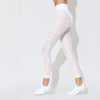 Women Leopard Lace Patchwork Yoga Fitnes Suit Sexy Sheer Mesh Long Sleeve Zipper Crop Top And Leggings Tracksuit Sports Outfits | Vimost Shop.