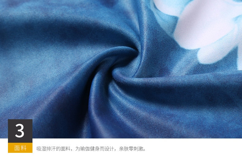 Floral Print Leggings Seamless Yoga Gym Pants Fashion Fitness Running Sports Workout Push Up Running Training Hips Lifting Pants | Vimost Shop.